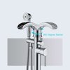 American Imaginations 6-in. W Bathtub Shower Faucet_ AI-36245